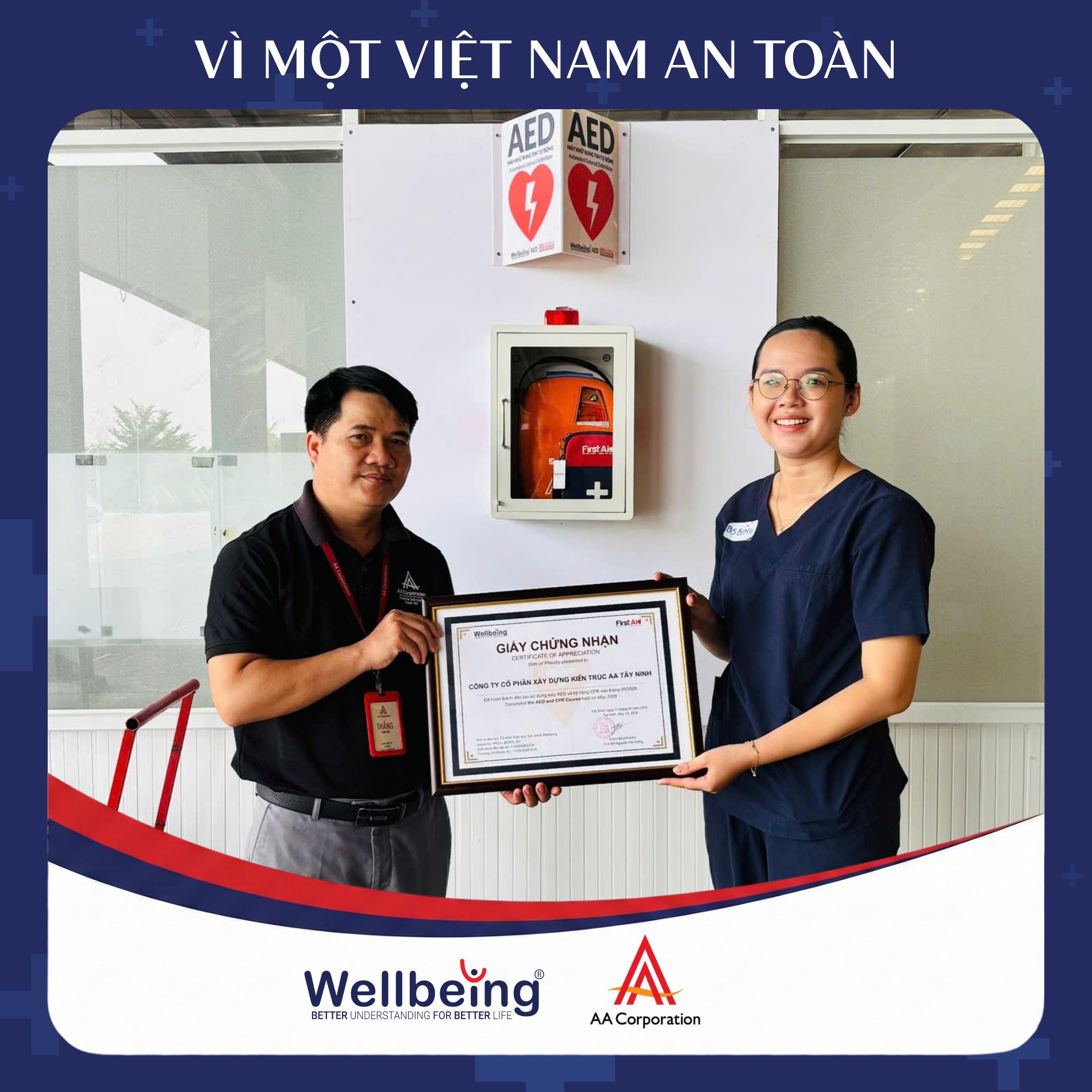 Wellbeing-x-AA-Corporation-Trang-bi-may-khu-rung-tim-tu-dong-AED-1