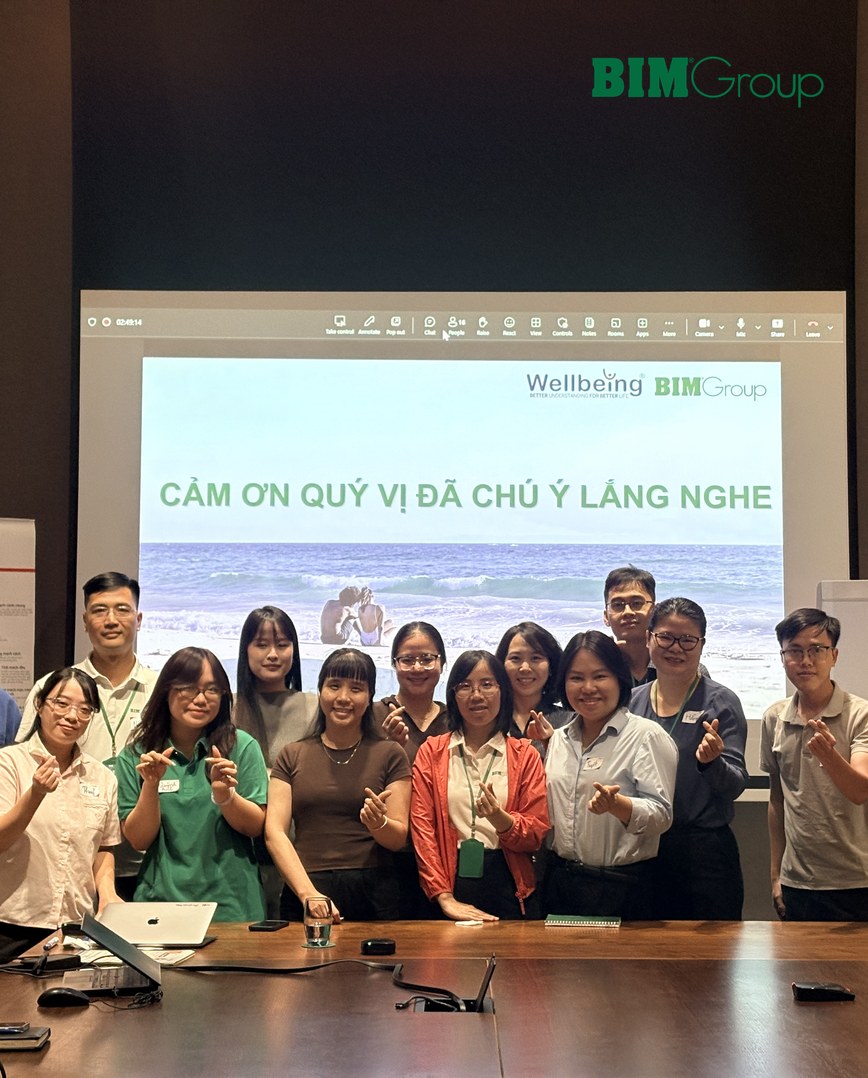 Wellbeing đồng h&agrave;nh c&ugrave;ng BIM Group