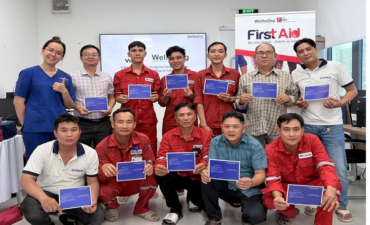 Kh&oacute;a huấn luyện sơ cứu cho đơn vị sản xuất