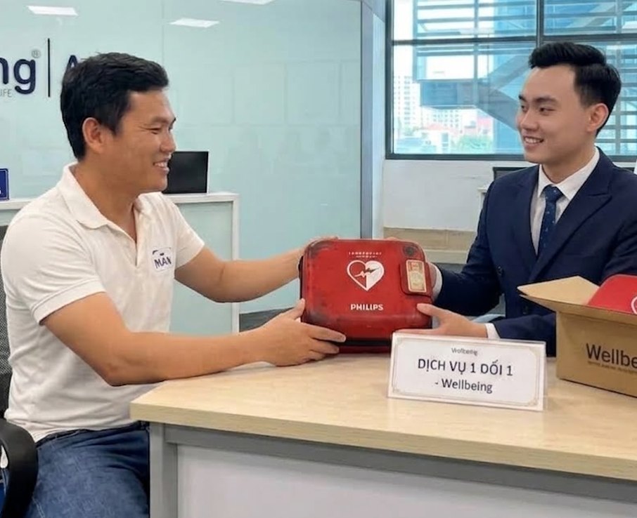Li&ecirc;n hệ Wellbeing để được hỗ trợ đổi m&aacute;y
